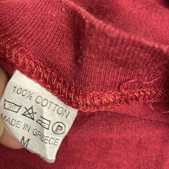Women’s Cotton Tshirt Destination Vacation Spot “GREECE” Embroidered Size Med - Picture 5 of 5